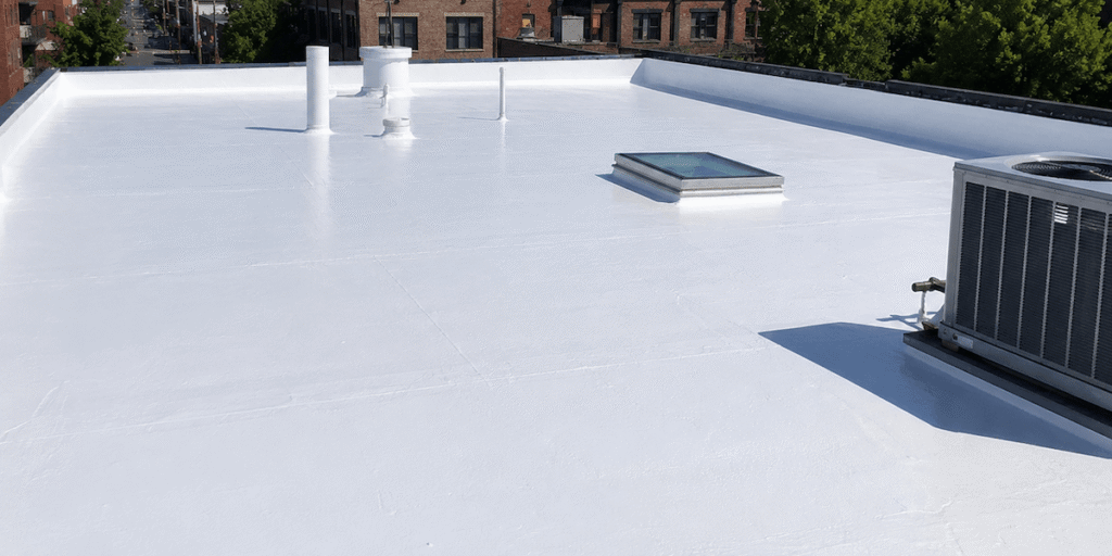 flat roof coating