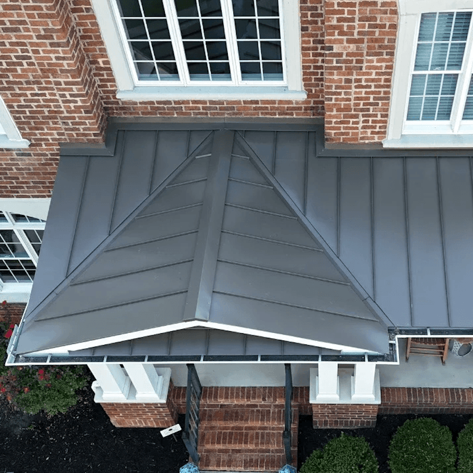 Metal roof material used by IBC Roofing in Virginia
